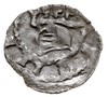 Władysław Łokietek 1305-1333, denar ok. 1325-1333, Aw: Hełm rycerski z pióropuszem, +NO REGIS P, R..