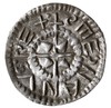 Stefan I 997-1038, denar, Aw: Krzyż z czterema grotami w polach, STEPHANVS REX, Rw: Krzyż z cztere..