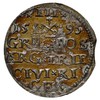 trojak 1595, Ryga, Iger R.95.1.b, Gerbaszewski 13, złocista patyna na rewersie