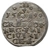 fałszerstwo z epoki trojaka ryskiego 1599, Iger N.99.2.b, srebro niskiej próby 1.20 g