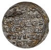 trojak 1600, Ryga, Iger R.00.1.b (R1), Gerbaszewski 3, moneta wybita uszkodzonym stemplem, ale pię..
