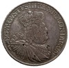 talar 1755, Lipsk, srebro 29.06 g, Kahnt 676 -wariant a (wysoka korona, której krzyż dotyka napisu..