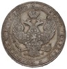 3/4 rubla = 5 złotych 1837, Warszawa, odmiana z kropką po ZŁOT i dwiema jagódkami po 5-tej gałązce..
