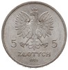 5 złotych 1928, Warszawa, Nike, Parchimowicz 114.a, wyśmienicie zachowane