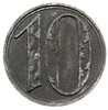 10 fenigów 1920, duże cyfry nominału, cynk, Parc