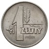 1 złoty 1958, Warszawa, Nominał 1 i gałązka dębowa, próba niklowa, nakład 500 sztuk, Parchimowicz ..