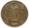 medal projektu J. Raszki z okazji 500 Rocznicy Bitwy pod Grunwaldem 1910 r, Aw: W czterołukowej ro..