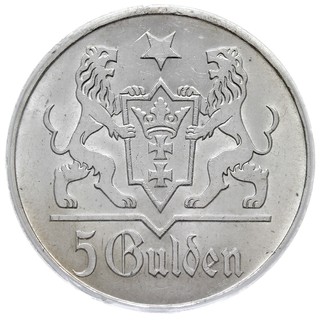 5 guldenów 1923, Utrecht, Kościół Marii Panny, Parchimowicz 65a, moneta w pudełku PCGS z certyfikatem MS62, bardzo ładne
