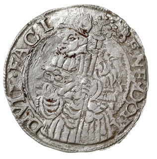 grosz 1560, Cieszyn, F.u.S. 2952, bardzo rzadki i ładnie zachowany z dużym połyskiem menniczym
