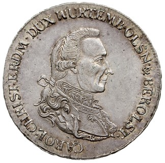 talar 1785, Wrocław, Aw: Popiersie z literą K w 