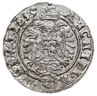 3 krajcary 1639, Wrocław, F.u.S. 282, Her. 800, moneta dwukrotnie uderzona stemplem, ale ładnie zachowana