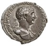 denar 114-116, Rzym, Aw: Popiersie cesarza w prawo, Rw: Felicitas stojąca w lewo, trzymająca w dło..