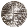 Aethelred II 978-1016, denar typu long cross, Londyn, mincerz Leofwine, Aw: Głowa w lewo, AEDELRED..
