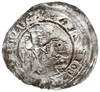 Brakteat protekcyjny, Klęczący książę przed św. Wojciechem, srebro 0.63 g, Str. tabl. XIII, Such. ..