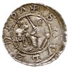 Denar, Aw: Książę na tronie, obok giermek, Rw: Rycerz walczący ze lwem, srebro 0.74 g, Str. 40, Su..