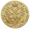 25 złotych 1818, Warszawa, złoto 4.91 g, Plage 12, Bitkin 813 (R), Fr. 106, drobne ryski na awersi..