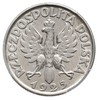 2 złote 1925, Filadelfia, Kobieta z kłosami, bez kropki po dacie, Parchimowicz 109e, moneta w pude..