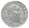 trojak 1542, Królewiec, Iger Pr.42.1.a (R), Neumann 43, moneta w pudełku PCGS z certyfikatem MS 62..