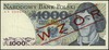1.000 złotych 2.07.1975, seria AR, numeracja 000