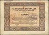 Bank Gospodarstwa Krajowego, 8% obligacja budowlana na 1.000 złotych w złocie, Warszawa 1.01.1931,..