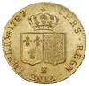 podwójny louis d’or a la tete nue 1787 / B, Roue