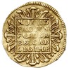 Dukat /dukaat/ 1717, złoto 3.47 g, Delm. 838 (R3), V.59.5, Purmer Wf05, bardzo ciekawa odmiana z i..