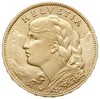 100 franków 1925 / B, Berno, złoto 32.29 g, HMZ 2-1193a, mimo nakładu 5.000 sztuk jest to rzadka m..