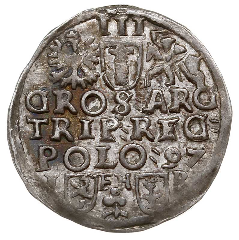 trojak 1597, Poznań, Iger P.97.2.g/j, patyna