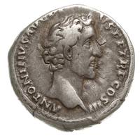 Antoninus Pius 138-161, denar 140-144, Rzym, Aw: Głowa cesarza Antonina w prawo, ANTONINVS AVG PIV..