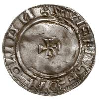 denar lub naśladownictwo denara, typ small cross, srebro 1.15 g, Seaby 1154, North 777, dwukrotnie..