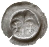 brakteat ok. 1267/8-1277/8, Para arkad z parą krzyży maltańskich, pomiędzy nimi kolumna na podstaw..
