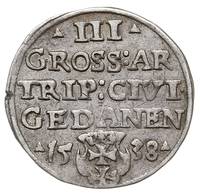trojak 1538, Gdańsk, Iger G.38.1.g (R1)