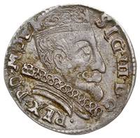 trojak 1598, Wilno, większa głowa króla, Iger V.98.1.b (R1), Ivanauskas 5SV57-34, patyna 