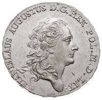 półtalar 1781, Warszawa, srebro 14.02 g, Plage 367, w cenniku Berezowskiego 40 złotych, wyśmienici..