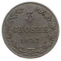 3 grosze polskie 1837, Warszawa, Iger KK.37.1.a 