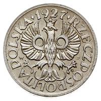 1 grosz 1927, Warszawa, jak moneta obiegowa, ale w srebrze 1.69 g, Parchimowicz P.101e, wybito 100..