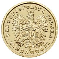 200 000 złotych 1990, Tadeusz Kościuszko, Solidarity Mint (USA), złoto 31.12 g, Parchimowicz 634, ..