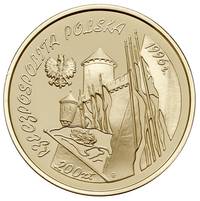 200 złotych 1996, Warszawa, Henryk Sienkiewicz, złoto 15.58 g, Parchimowicz 745, wybito stemplem l..