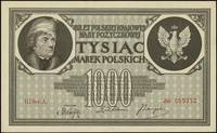 1.000 marek polskich 17.05.1919, seria III-A, numeracja 659353, znak wodny orły i litery B-P, Luco..