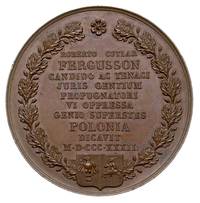 Robert Cutlar Fergusson - obrońca spraw polskich w Parlamencie Brytyjskim, medal autorstwa Władysł..