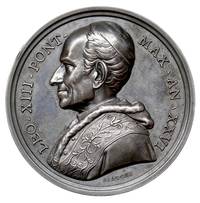 Leon XIII 1878-1903, medal autorstwa Bianchi 1903, Aw: Popiersie papieża w lewo i napis wokoło LEO..