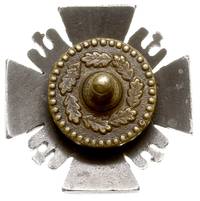 miniatura Odznaki Pamiątkowej 31 Pułku Strzelców Kaniowskich, brąz srebrzony 23.5 x 23.5 mm, emalia