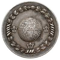 Mecze piłkarskie Polska Szwecja, 1) medal srebrny 1924 wybity z okazji spotkania rozegranego 18 ma..