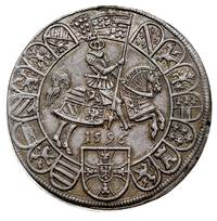 Arcyksiążę Maksymilian 1590-1618, talar 1596, Norymberga, srebro 29.14 g, Dav. 9906, Prokisch 42, ..