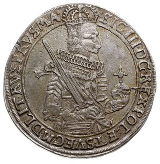 talar 1630, Toruń, Aw: Półpostać króla w prawo i