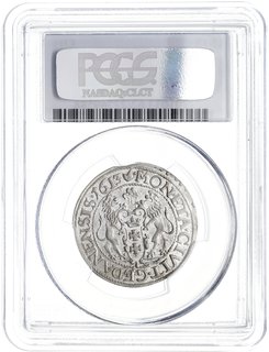 ort 1613, Gdansk, Shatalin/Dienisienko/Pyadyshev nr 274 typ 1.a (R2), moneta w pudełku PCGS z certyfikatem MS62, bardzo ładny