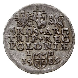 trojak 1589, Olkusz, Iger O.89.1.c (R1), ładny