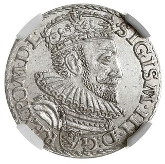 trojak 1592, Malbork, Iger M.92.1.a, moneta w pu
