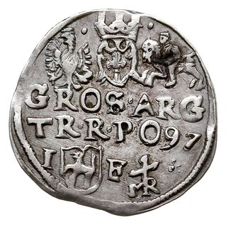 trojak 1597, Lublin, Iger L.97.25.-/a (R1), ale 