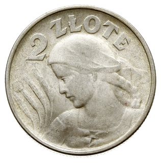 2 złote 1924, Filadelfia, odwrotka”, Parchimowicz 109.c, patyna, pięknie zachowane